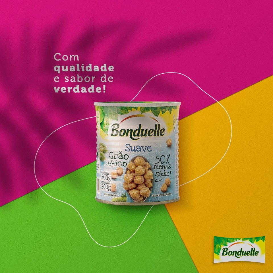 GRÃO DE BICO SUAVE DA BONDUELLE