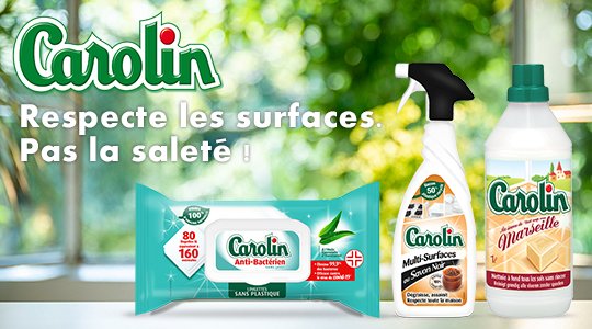 Carolin respecte les surfaces