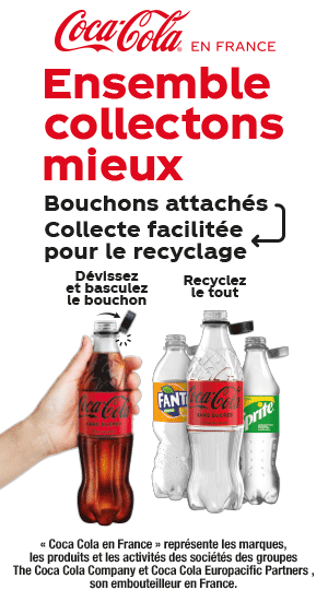 Bouchons attachés Coca-Cola