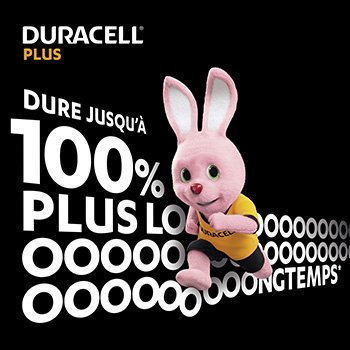 image-Duracell Plus : la pile alcaline n°1 du segment