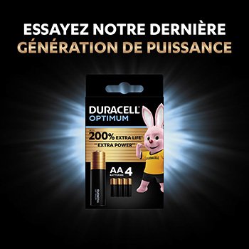 image-Duracell Optimum : notre pile alcaline la plus performante !
