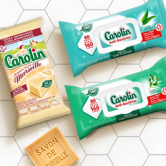 image-Lingettes Multi-usages et Lingettes Sols Carolin