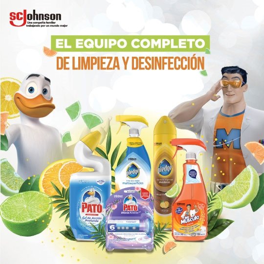 image-El Equipo Completo de Limpieza y Desinfección de SCJ para tu hogar