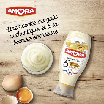 image-La gamme Amora mayonnaises de Dijon  5 ingrédients