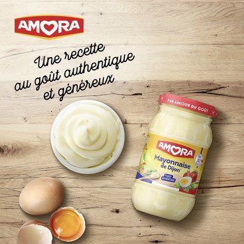 image-La gamme Amora mayonnaises de Dijon en bocaux
