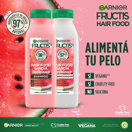 image-Fructis Hair Food Sandía