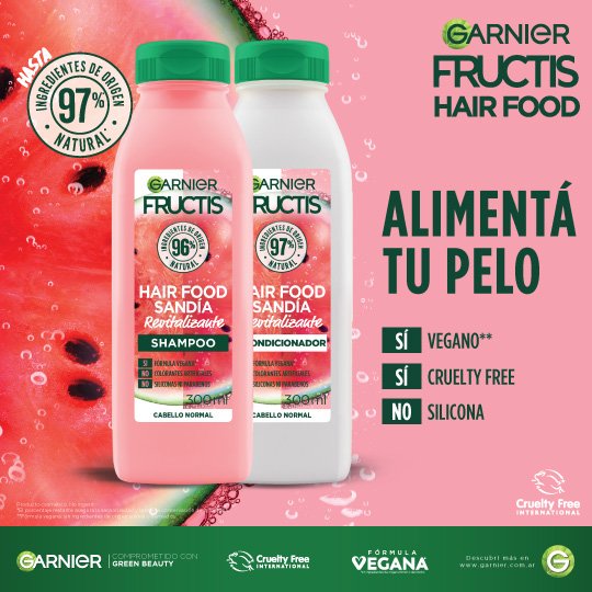 image-Fructis Hair Food Sandía