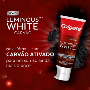 image-Creme Dental Colgate Luminous White Carvão Ativado