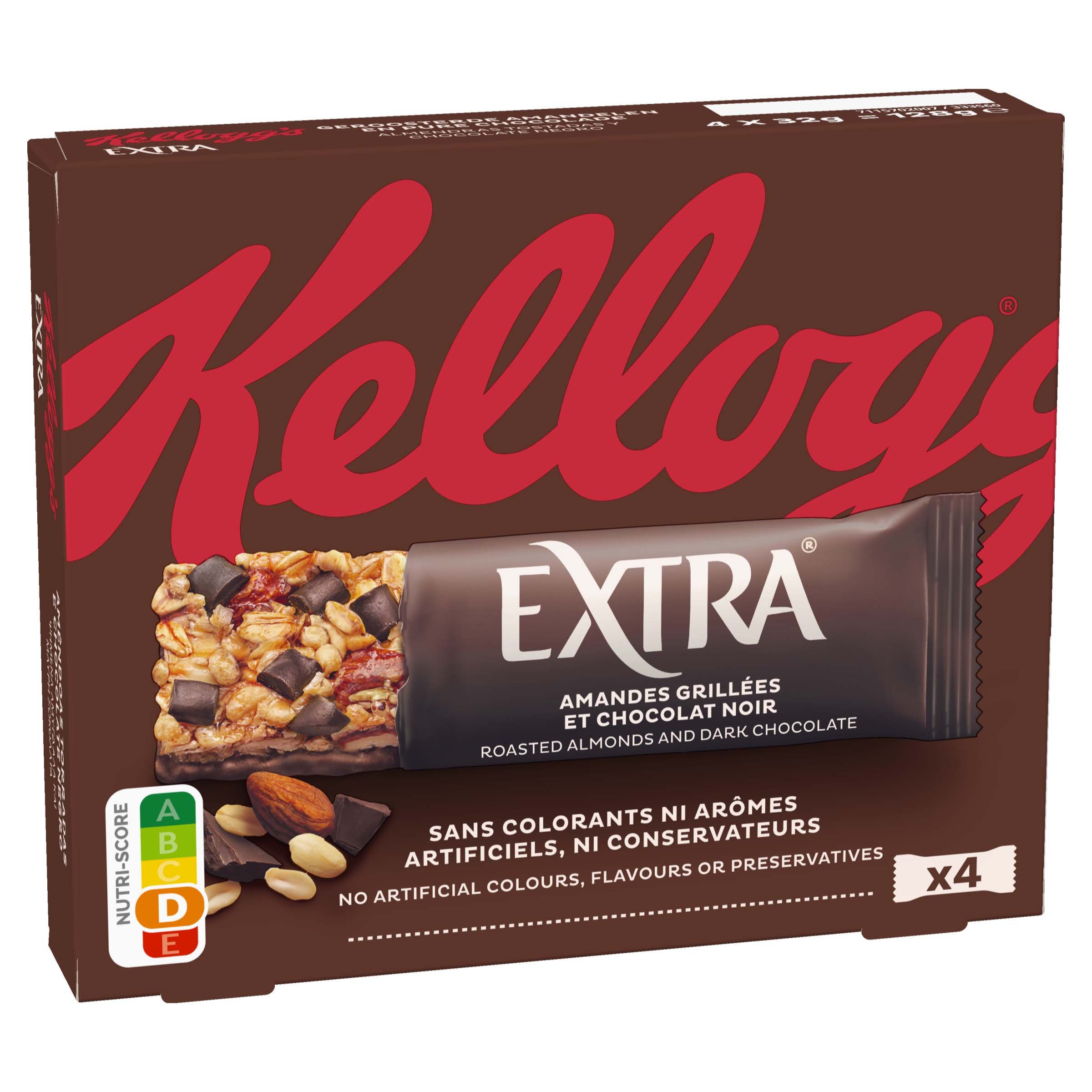 image-Barres Extra amandes grillées et chocolat noir