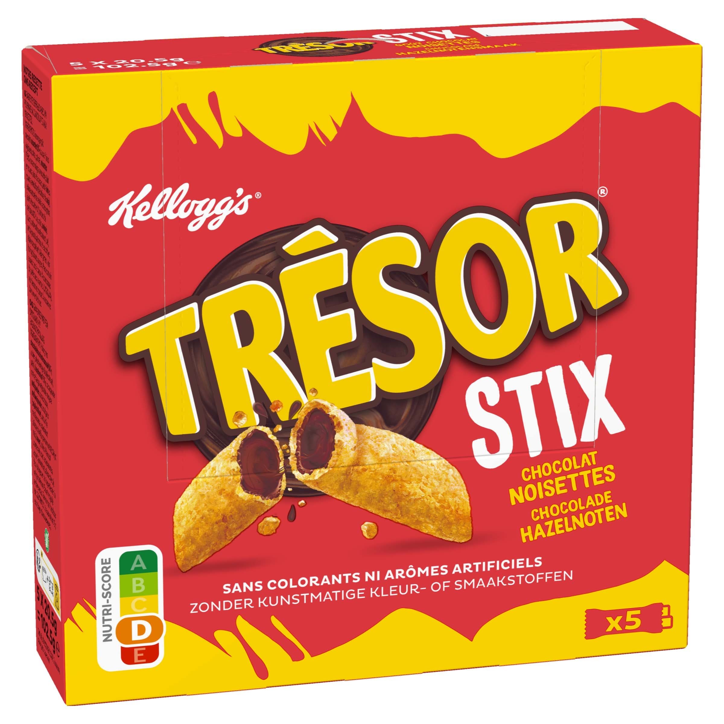 image-Barres Trésor Stix chocolat noisettes