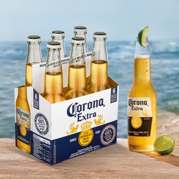 image-Corona, la bière blonde d'origine mexicaine.